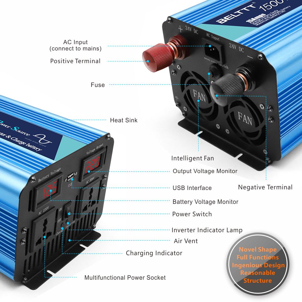 BELTTT 1500W ups inverter