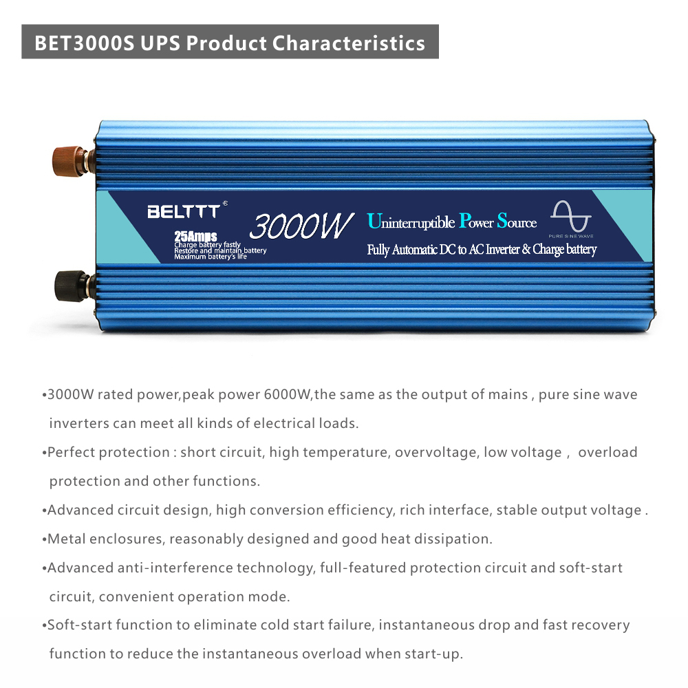 BELTTT 3000W ups inverter